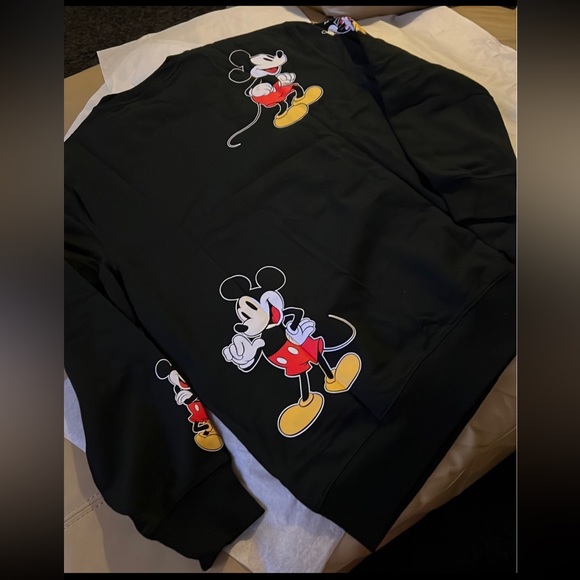 UNISEX Disney Mickey Mouse Fleece Sweatshirt - Picture 7 of 9